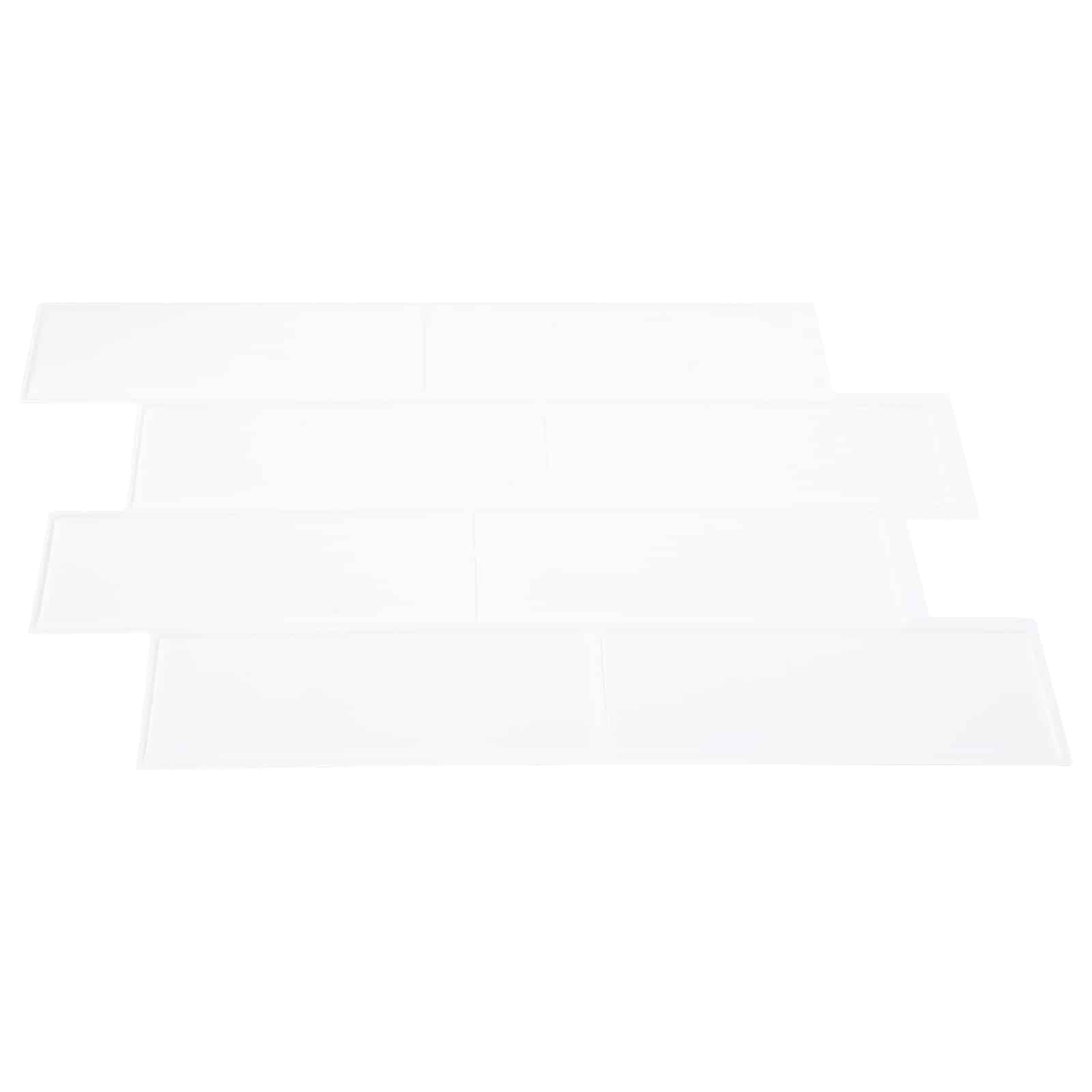 vidaXL Decorative Stickers 20 pcs White 29 x 21 cm 3