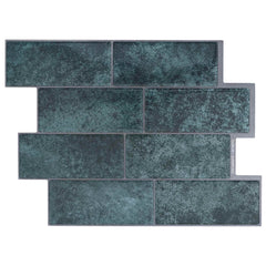 vidaXL Decorative Stickers 20 pcs Blue Green 29 x 21 cm 1