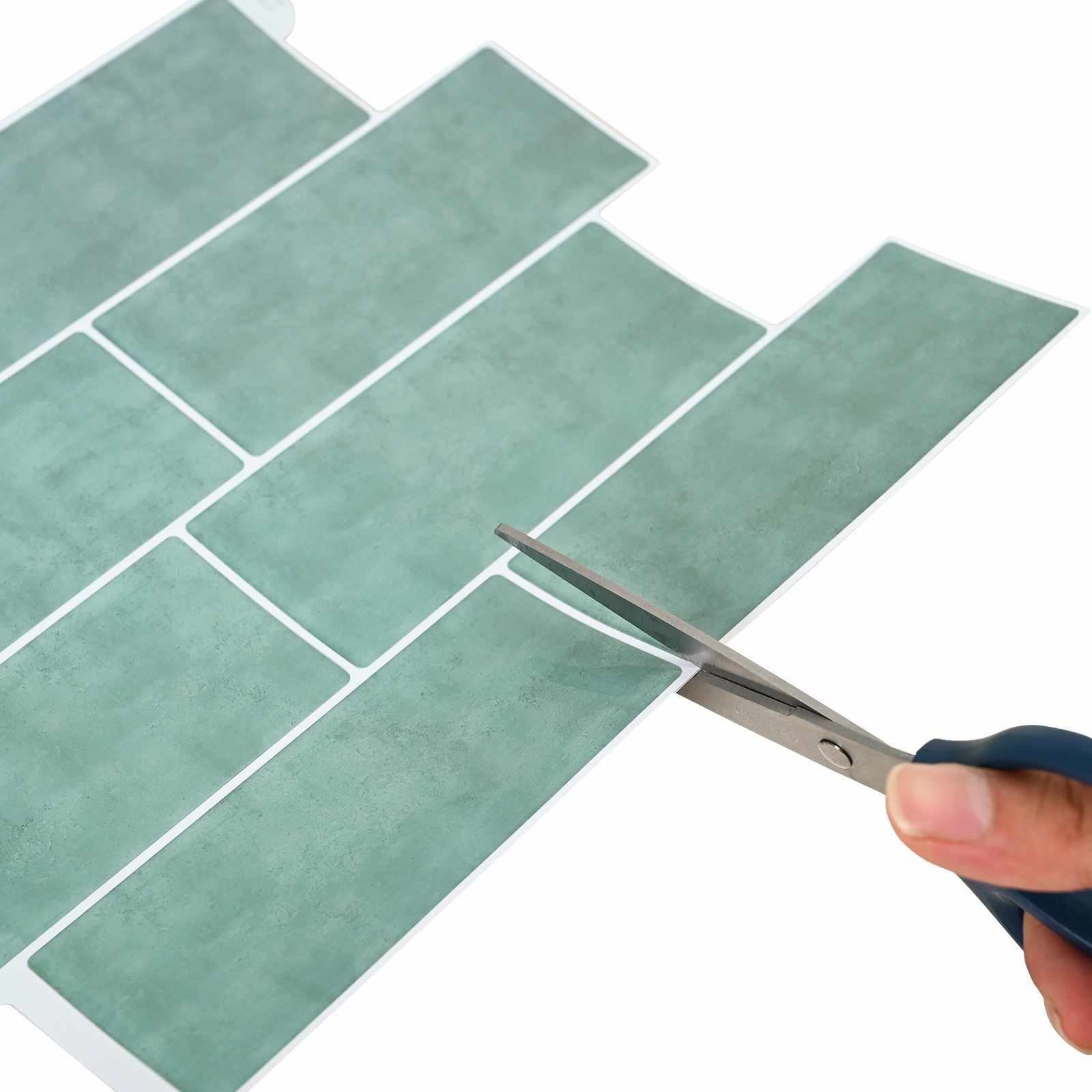 vidaXL Decorative Stickers 20 pcs Grey Green 29 x 21 cm 5