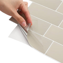 vidaXL Decorative Stickers 20 pcs Beige 29 x 21 cm 6
