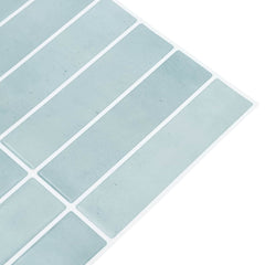 vidaXL Rectangular Tile 10 pcs Grey Green 29 x 23 x 0.08 cm 4