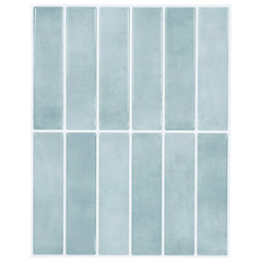 vidaXL Rectangular Tile 10 pcs Grey Green 29 x 23 x 0.08 cm 1