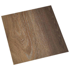 vidaXL Self-adhesive Flooring Planks Brown 30.5 x 30.5 cm 20 pcs PVC 1