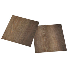 vidaXL Self-adhesive Flooring Planks Brown and Black 30.5 x 30.5 cm 3