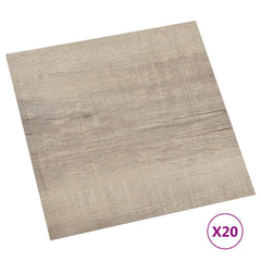 vidaXL Self-adhesive Flooring Planks Old Wood 30.5 x 30.5 cm 20 pcs 2