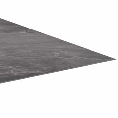 vidaXL Self-adhesive Flooring Planks Black 30.5 x 30.5 cm 20 pcs PVC 4