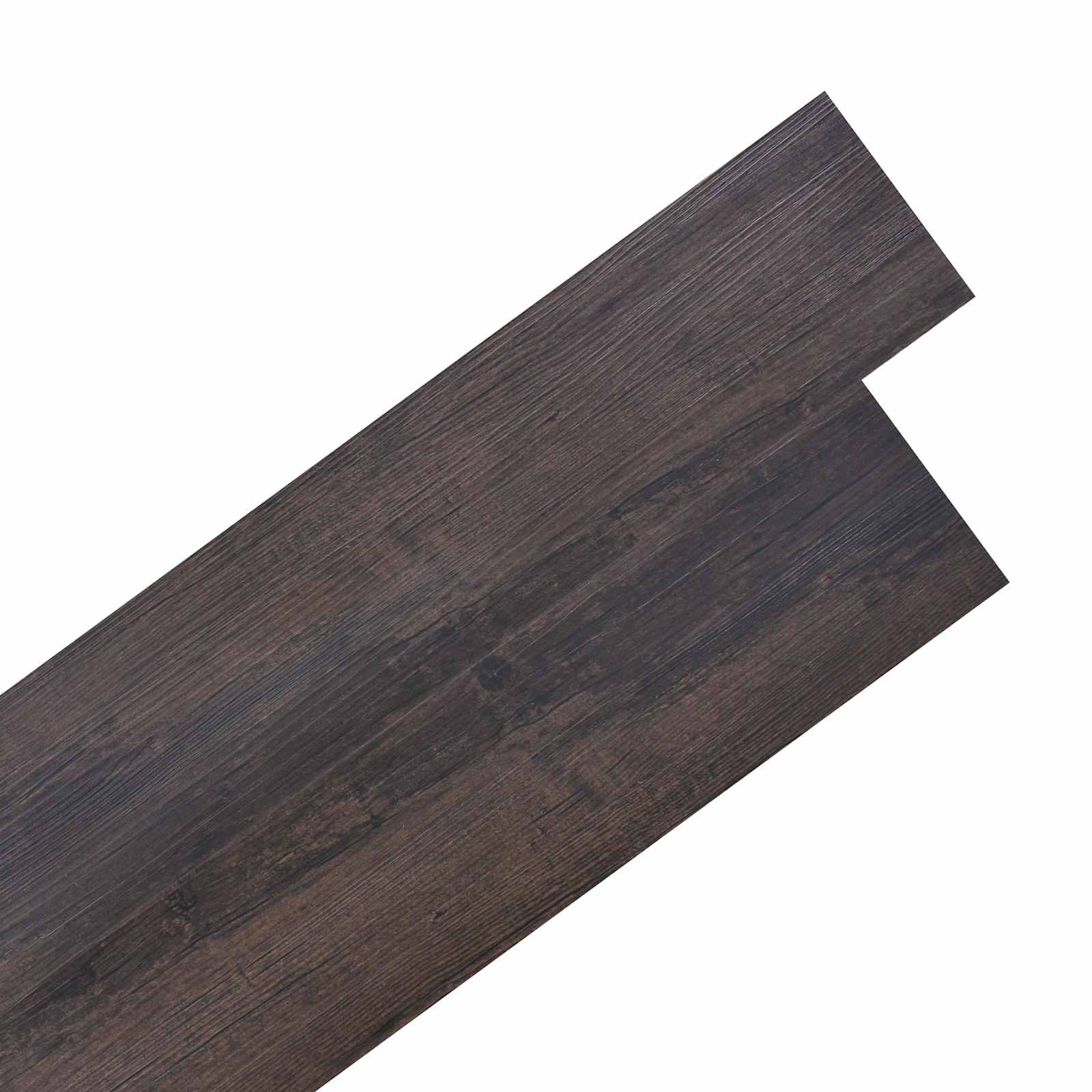 vidaXL Self-adhesive PVC Flooring Planks Dark Brown 30.5 x 61 cm 1