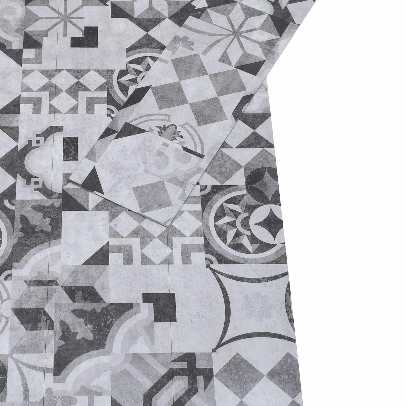 vidaXL Self-adhesive PVC Flooring Planks Grey Pattern 30.5 x 61 cm 3