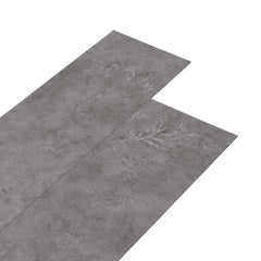 vidaXL Self-adhesive PVC Flooring Planks Concrete Grey 30.5 x 61 cm 1