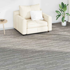 Flooring Planks 18 pcs PVC 2.51 m² Dark grey