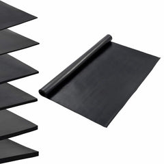 vidaXL Floor Mat Black 1.2 x 2 m Rubber 2
