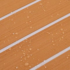 vidaXL Boat Mat Striped Brown and White 240 x 90 cm EVA 5