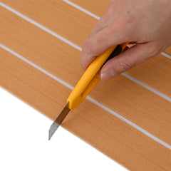 vidaXL Boat Mat Striped Brown and White 240 x 90 cm EVA 6