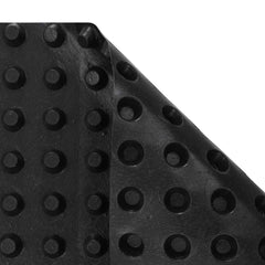vidaXL Dimpled Drainage Sheet Black 1 x 10 m HDPE 6