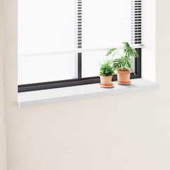 vidaXL Window Sill White 120 x 30 x 4.5 cm PVC 1