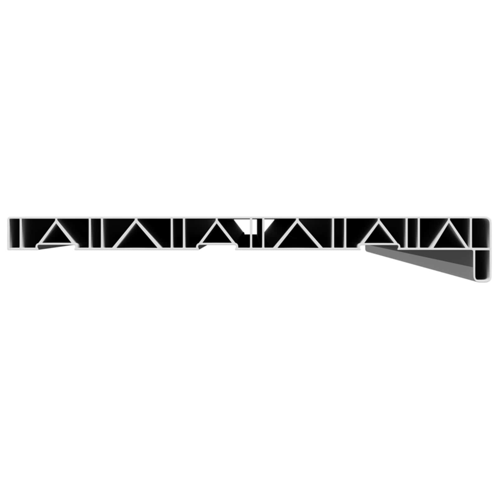 vidaXL Window Sill White 120 x 35 x 4.5 cm PVC 4