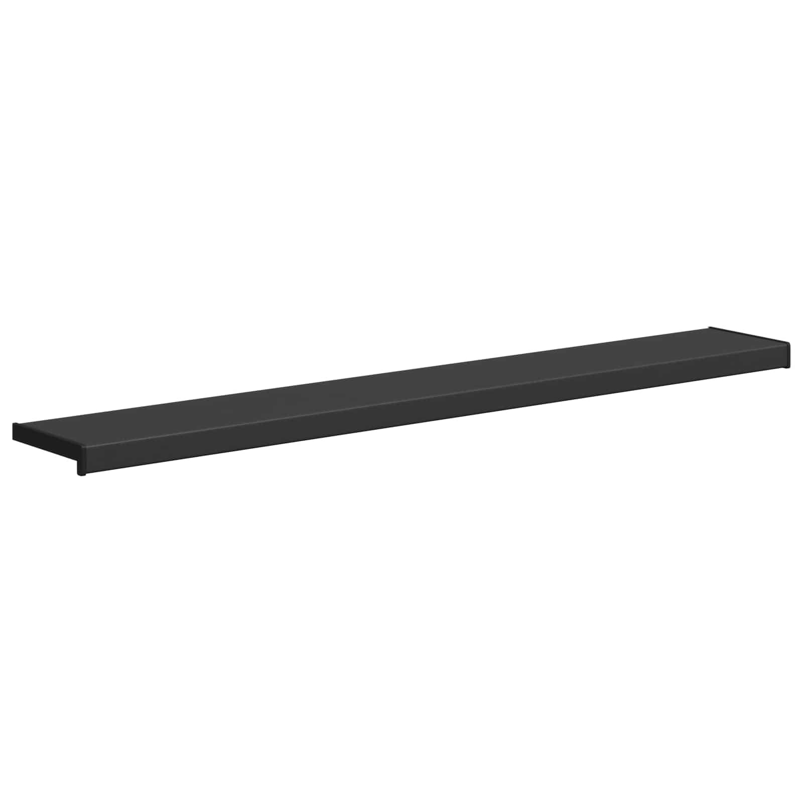 vidaXL Window Sill Black with wood grain 120 x 20 x 4.5 cm PVC 3