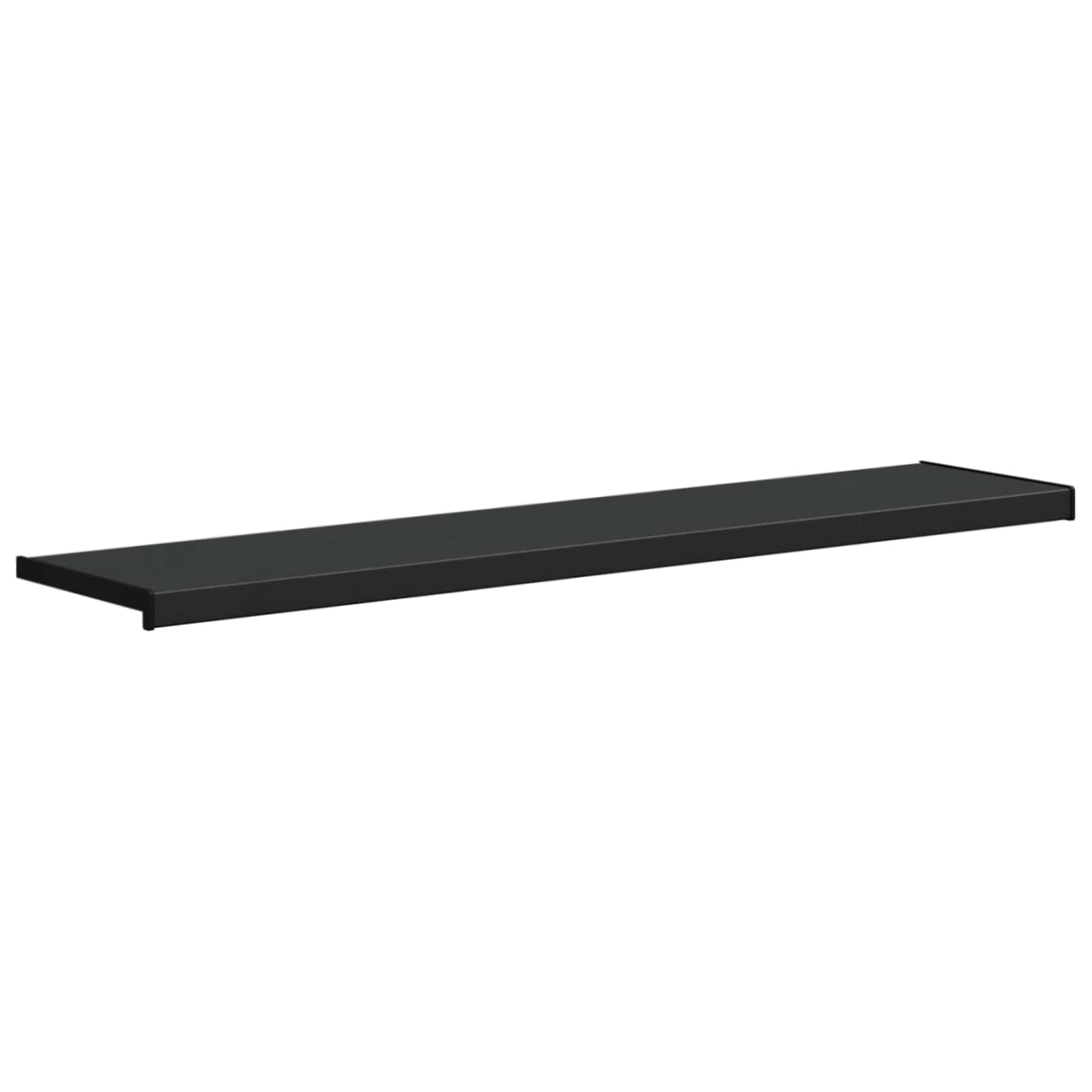 vidaXL Window Sill Black with wood grain 120 x 30 x 4.5 cm PVC 3