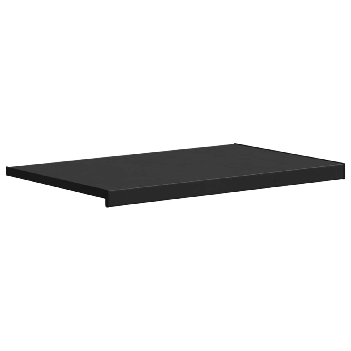 Window Sill 100 x 10 x 4.5 cm PVC Black with wood grain Length 100 cm 50 cm