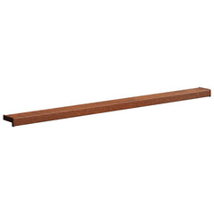 vidaXL Window Sill Brown wood 140 x 15 x 4.5 cm PVC 3