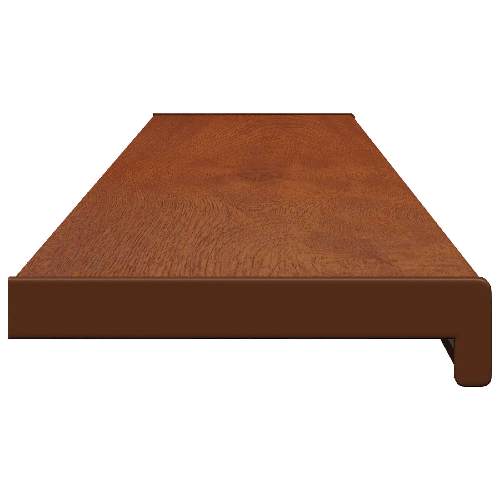 vidaXL Window Sill Brown wood 120 x 20 x 4.5 cm PVC 6
