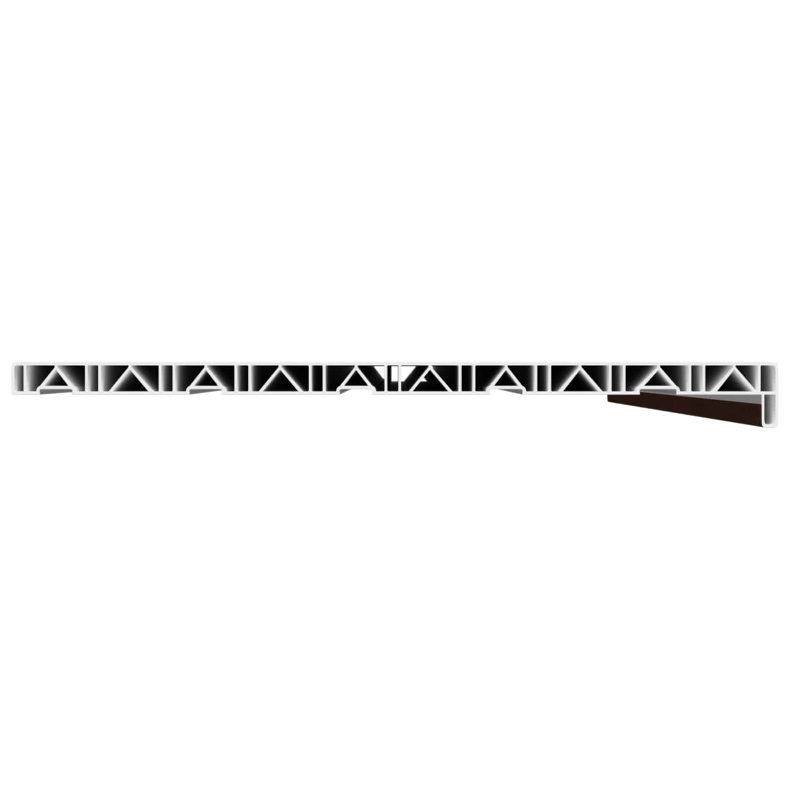 vidaXL Window Sill Brown wood 160 x 50 x 4.5 cm PVC 4