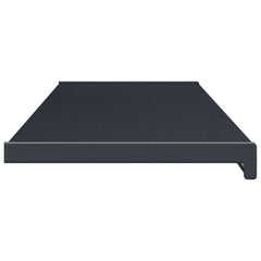 vidaXL Window Sill Anthracite with wood grain 120 x 25 x 4.5 cm PVC 4