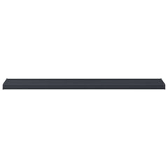 vidaXL Window Sill Anthracite with wood grain 120 x 30 x 4.5 cm PVC 3