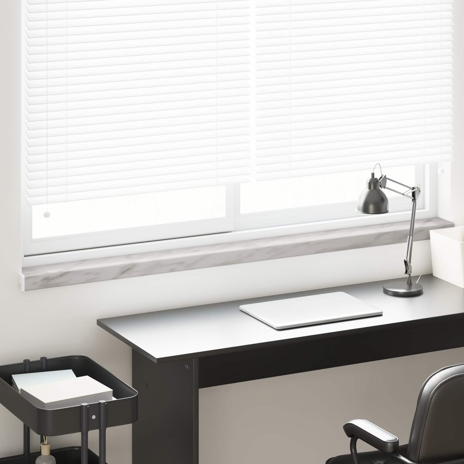 vidaXL Window Sill Marble texture 160 x 15 x 4.5 cm PVC 1