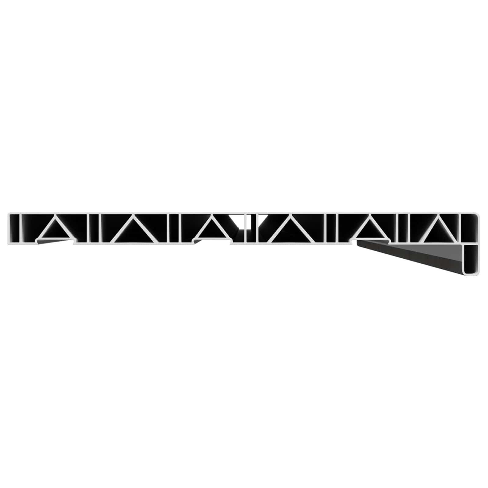 vidaXL Window Sill Marble texture 120 x 30 x 4.5 cm PVC 4