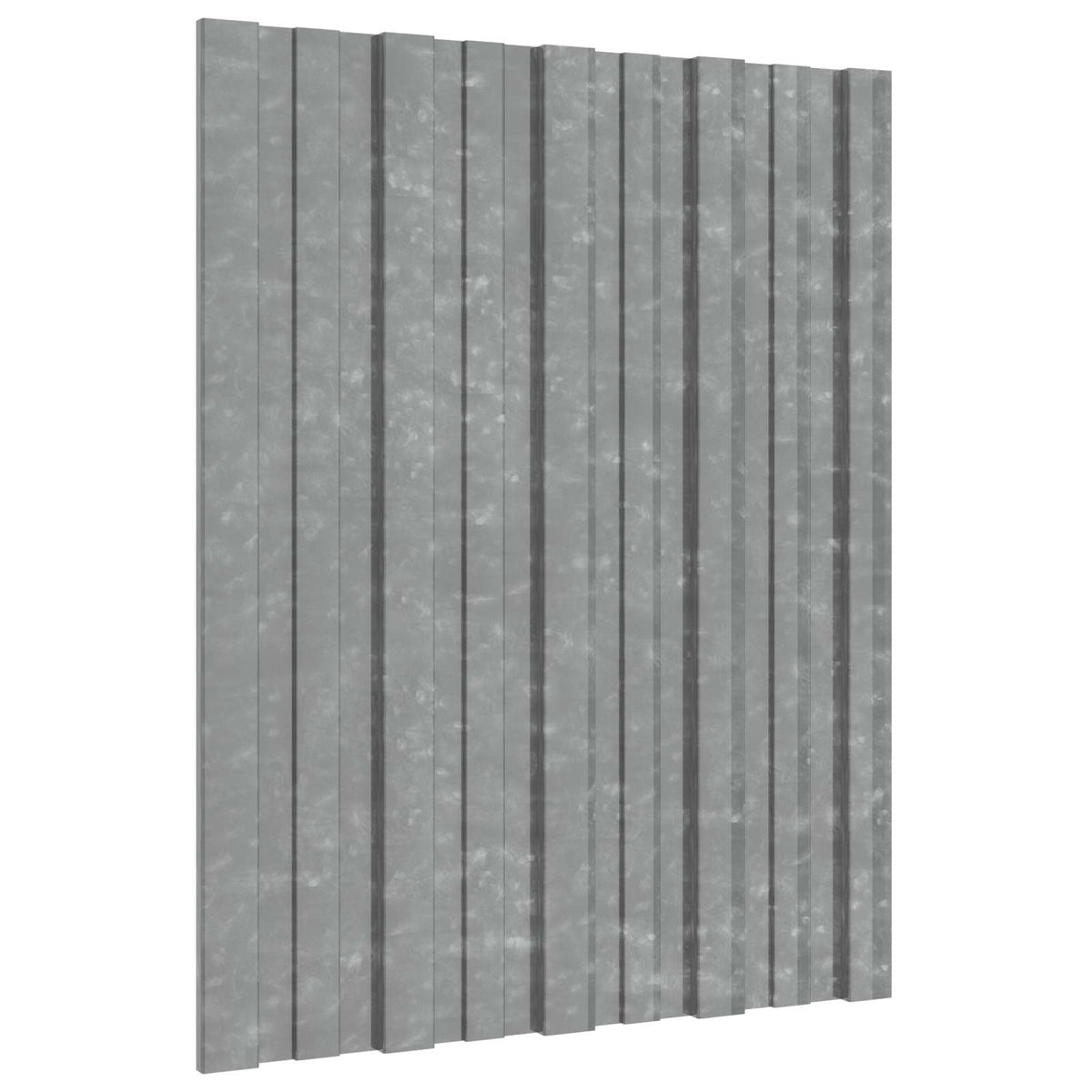 Roof Panel Galvanised steel 36 pcs Silver 60 x 45 cm