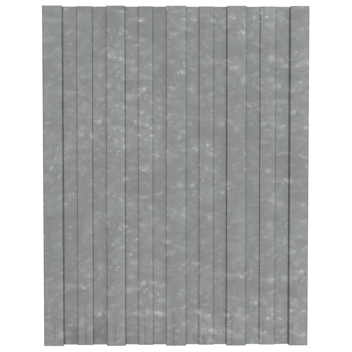 Roof Panel Galvanised steel 36 pcs Silver 60 x 45 cm