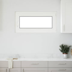 Basement Window Internal Colour RISOR 50 x 50 cm Tilting and Turn Right White Two-layer 100 cm 50 cm