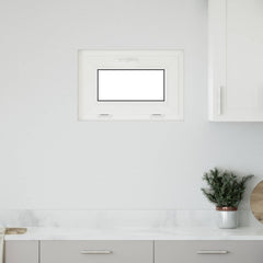 Basement Window Internal Colour RISOR with Double Glazing White Length 40 cm 60 cm
