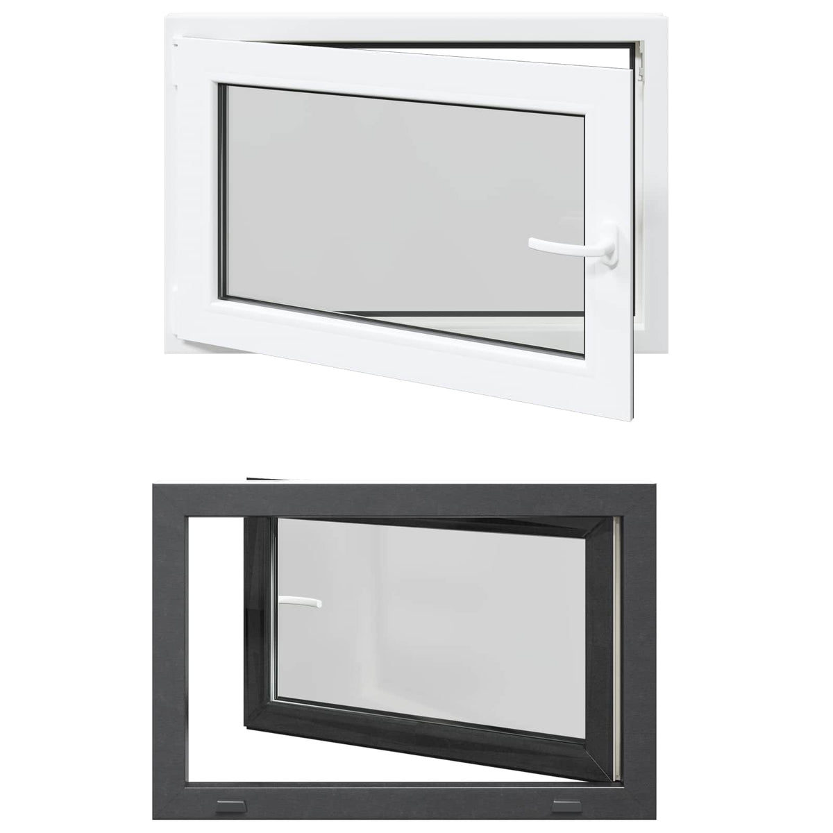 Basement Window Internal Colour White RISOR