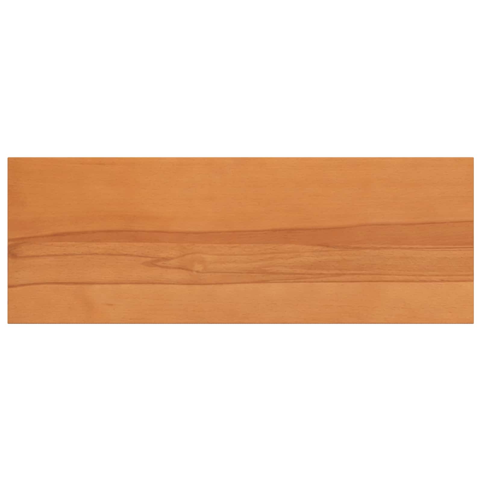 vidaXL Stair Treads 2 pcs 80 x 25 x 2 cm Light Brown Solid Beech Wood 4