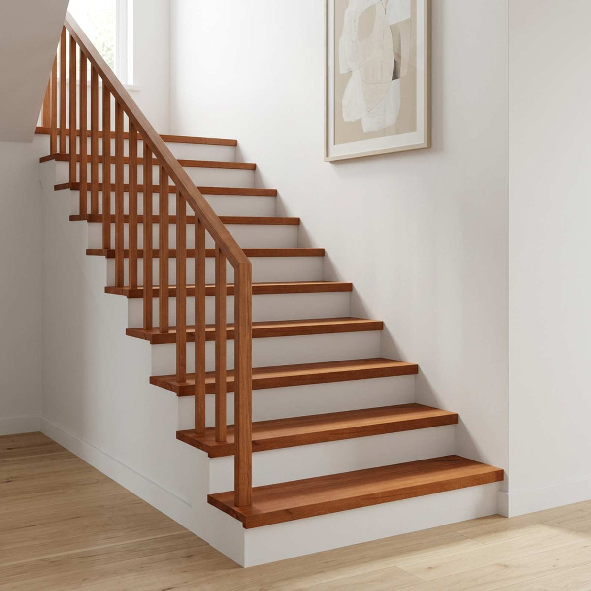 Stair Treads Solid Beech Wood Depth 25 cm 4 pcs Brown 70 cm