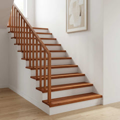 Stair Treads Solid Beech Wood Depth 25 cm 4 pcs Brown 70 cm