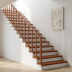 Stair Treads Solid Beech Wood Depth Brown