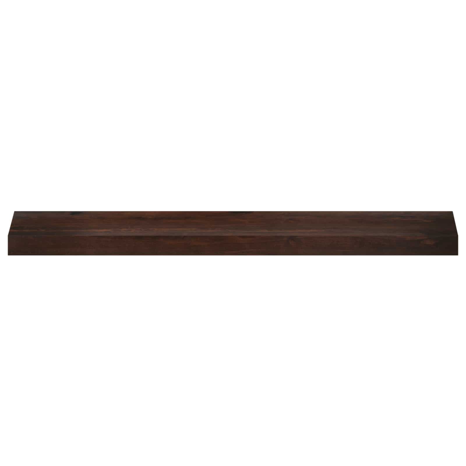 vidaXL Window Sills 2 pcs Dark Brown 100 x 20 x 2 cm Solid Beech Wood 2