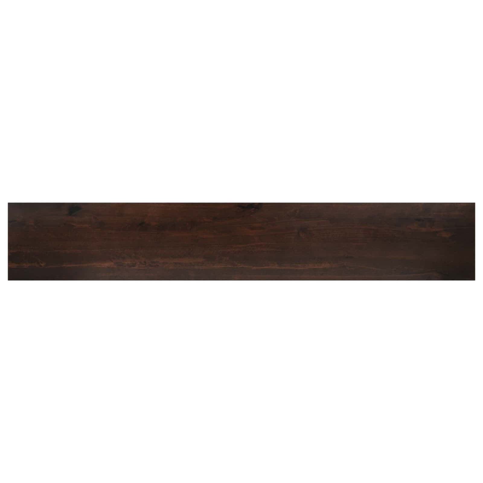 vidaXL Window Sills 2 pcs Dark Brown 100 x 20 x 2 cm Solid Beech Wood 4