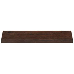 vidaXL Window Sills 2 pcs Dark Brown 80x 25 x 2 cm Solid Beech Wood 2