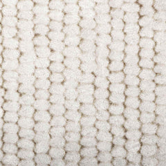 vidaXL Rug Cream 100 x 150 cm 100% Polyester 3 mm Washable 5