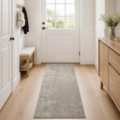 vidaXL Rug 100% Polyester 3 mm Washable Beige 50 x 100 cm – 190 x 300 cm