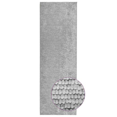 vidaXL Rug Grey 100 x 150 cm 100% Polyester 3 mm Washable 3
