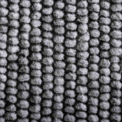 Rug Anthracite Polyester Washable
