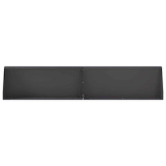 Retaining Wall 100 x 12 x 30 cm Steel 4 pcs Black