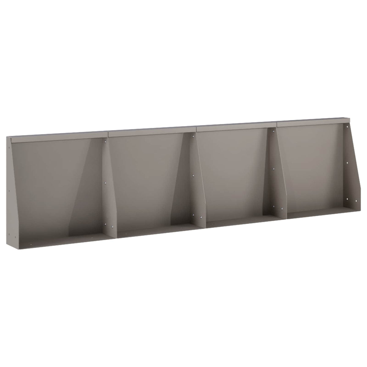 Retaining Wall 40 x 12 x 30 cm Steel 4 pcs Weathering steel
