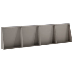 Retaining Wall 40 x 12 x 30 cm Steel 4 pcs Weathering steel