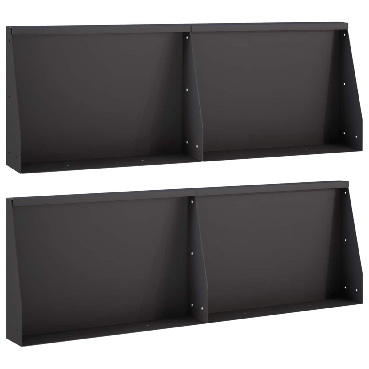 Retaining Wall Steel Black